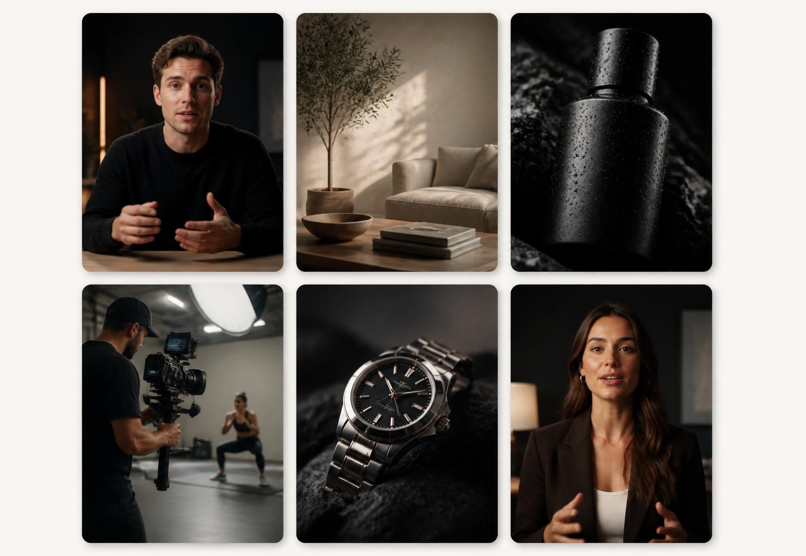 Content snapshot preview grid